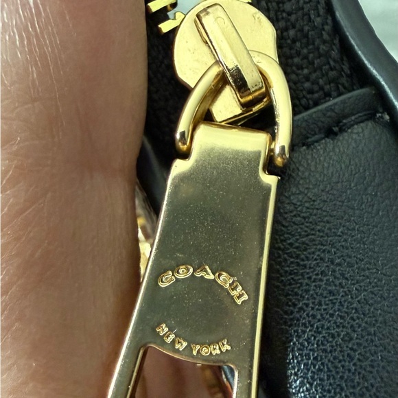 Coach Tan and Black Halloween Zip Card Case in Signature Canvas - Picture 8 of 11